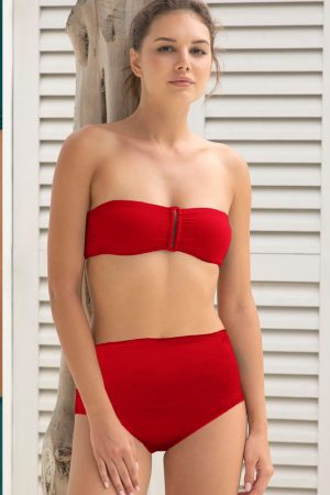 MAILLOT 2 PIECES SG BANDEAU ET CULOTTE HAUTE DND