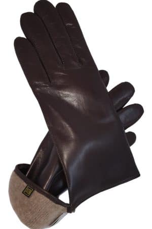 Gants Marion en cuir d'agneau glacé doublés cachemire Maison du Gant